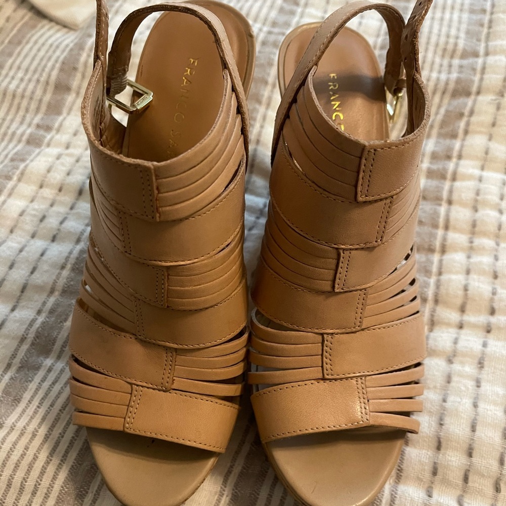 Tan wedges